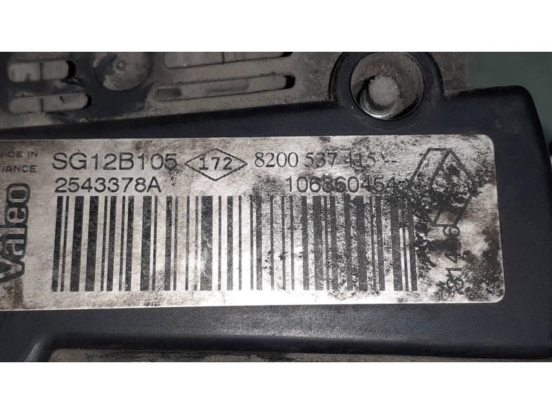 Recambio de alternador para renault kangoo (f/kc0) alize referencia OEM IAM 8200537415 VALEO 