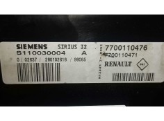 Recambio de centralita motor uce para renault clio ii fase i (b/cbo) 1.6 16 v initiale (b/cbot) referencia OEM IAM S110030004 77 2