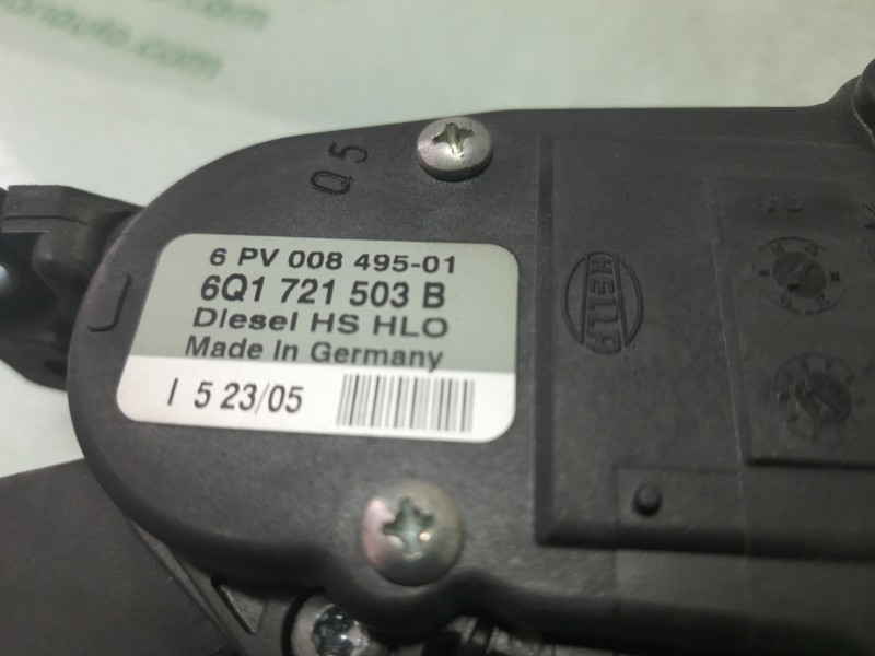 Recambio de pedal acelerador para seat cordoba berlina (6l2) reference referencia OEM IAM 6Q1721503B  