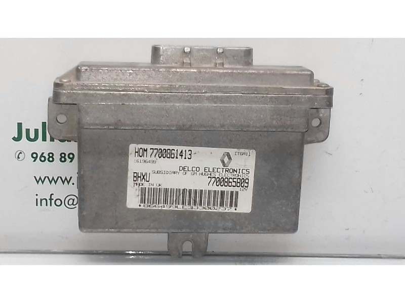 Recambio de centralita motor uce para renault 19 hatchback (b/c53) europa referencia OEM IAM 7700861413 7700865809 