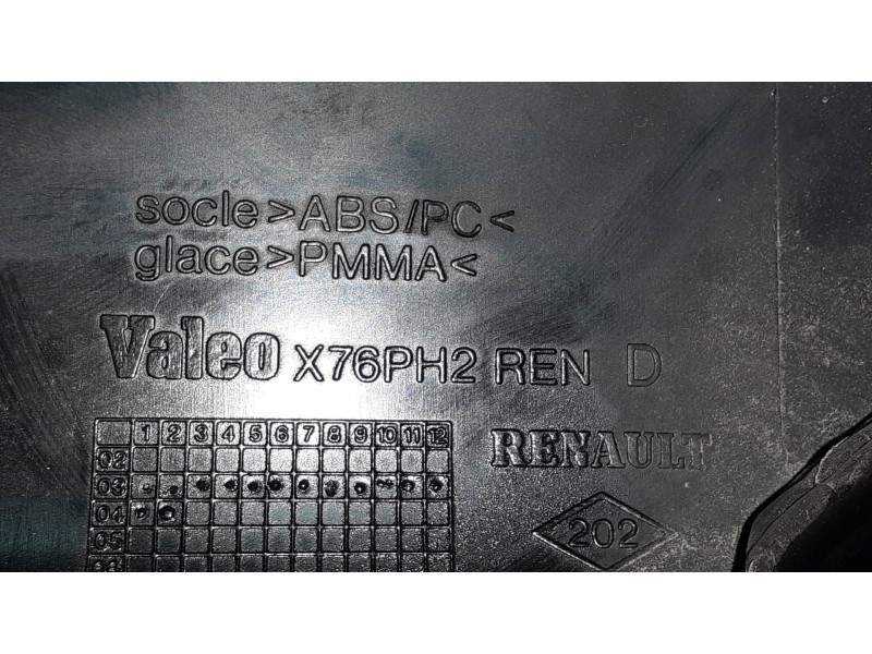 Recambio de piloto trasero derecho para renault kangoo (f/kc0) rt klima referencia OEM IAM X76PH2  VALEO