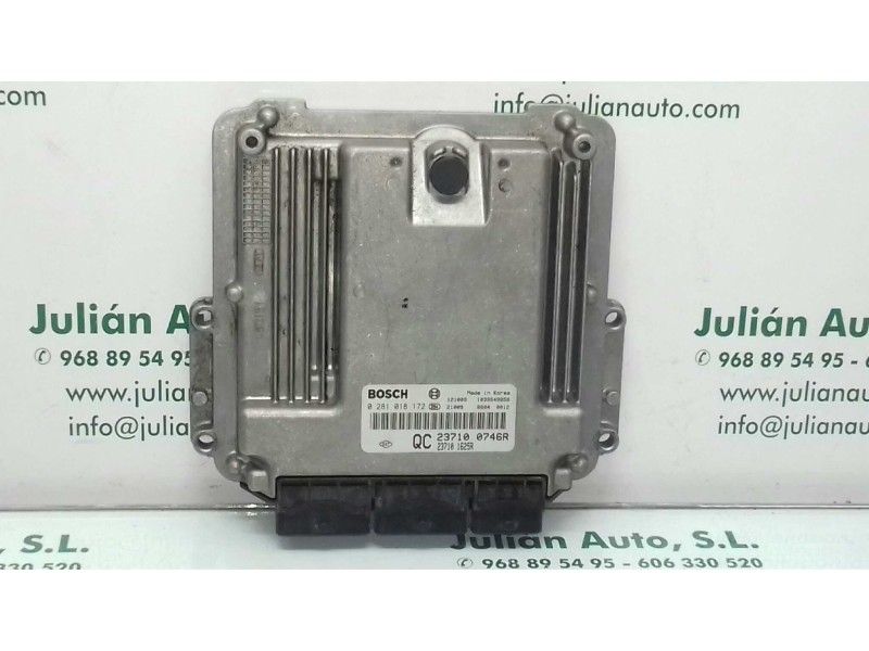 Recambio de centralita motor uce para renault koleos dynamique referencia OEM IAM 0281018172 237100746R 237101625R