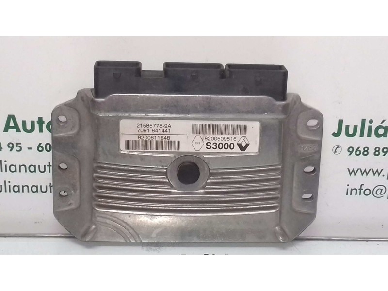 Recambio de centralita motor uce para renault megane ii berlina 5p dynamique referencia OEM IAM 8200509516 8200611648 7091841441