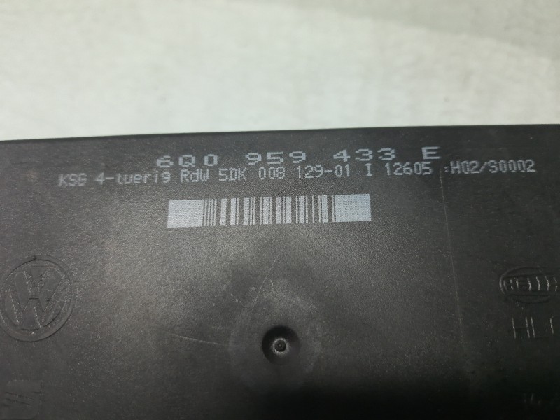 Recambio de modulo confort para seat cordoba berlina (6l2) reference referencia OEM IAM 6Q0959433E  