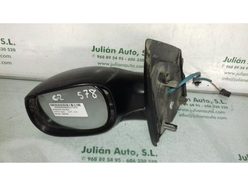 Recambio de retrovisor izquierdo para citroen c2 audace referencia OEM IAM 12363750  ELECTRICO