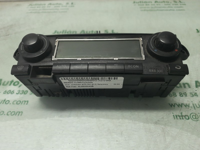 Recambio de mando climatizador para seat cordoba berlina (6l2) reference referencia OEM IAM 6L0820043B  