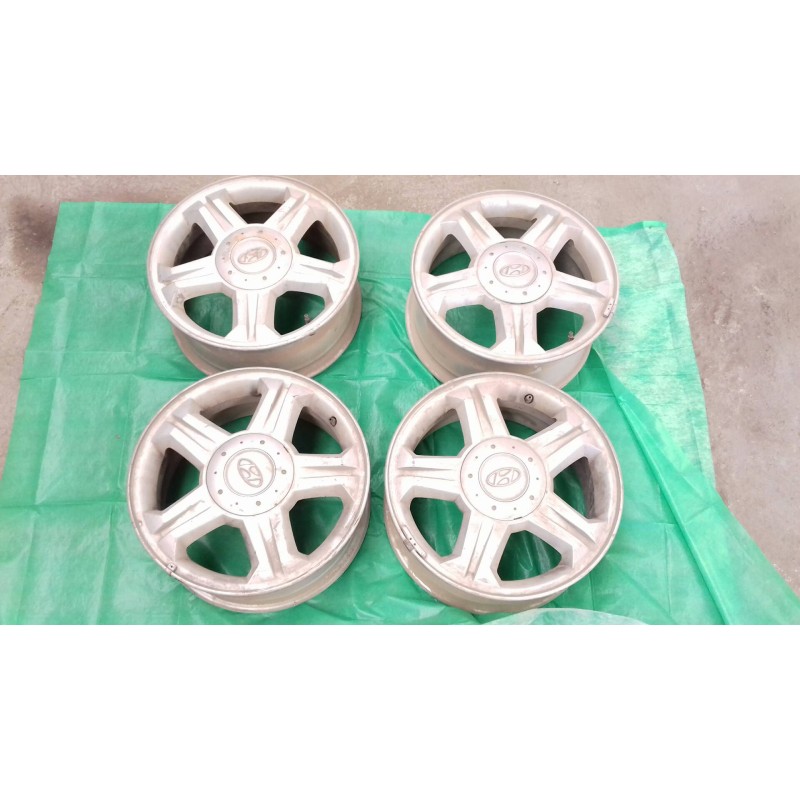 Recambio de juego llantas para hyundai coupe (rd) 1.6 fx xplod referencia OEM IAM 529102C100 6.5JX16-46 ALUMINIO