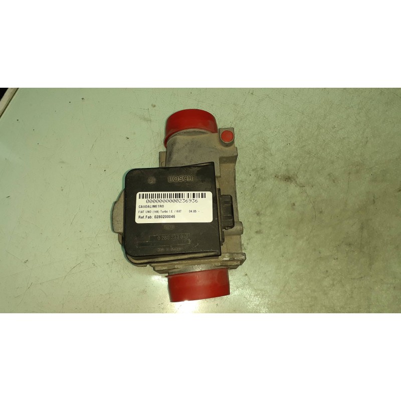 Recambio de caudalimetro para fiat uno (146) turbo i.e. / kat referencia OEM IAM 0280200046 1285501 BOSCH