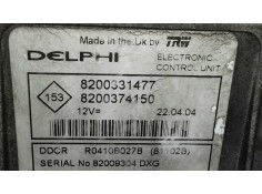 Recambio de centralita motor uce para renault clio ii fase ii (b/cb0) authentique confort referencia OEM IAM 8200331477 82003741 2