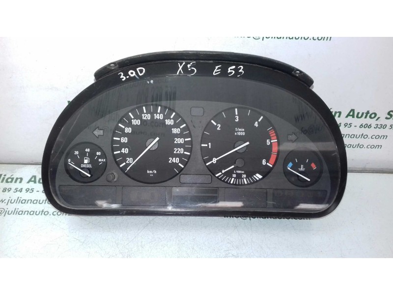 Recambio de cuadro instrumentos para bmw x5 (e53) 3.0d referencia OEM IAM 62116907022 110008735116 VDO