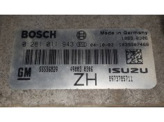 Recambio de centralita motor uce para opel astra h ber. cosmo referencia OEM IAM 55556829 0281011943 BOSCH 2