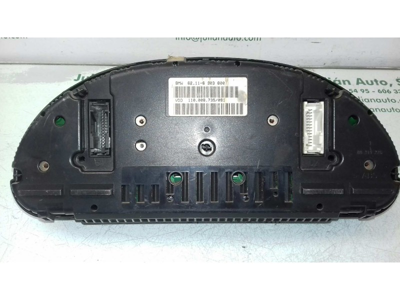 Recambio de cuadro instrumentos para bmw serie 5 berlina (e39) 520d referencia OEM IAM 62116903800 110008735/09 VDO