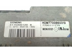 Recambio de centralita motor uce para renault megane i berlina hatchback (ba0) 1.6e alize referencia OEM IAM S115300120B 7700860 2
