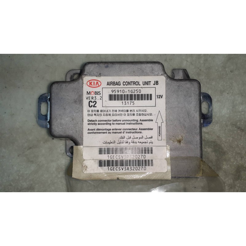 Recambio de centralita airbag para kia rio 1.5 crdi ex1 referencia OEM IAM 959101G250 13175 