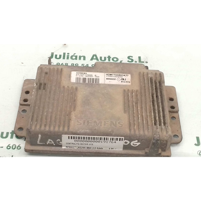 Recambio de centralita motor uce para renault laguna (b56) 2.0 anade referencia OEM IAM S113717205B 7700863477 7700102299