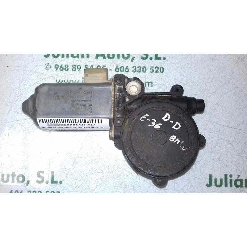 Recambio de motor elevalunas delantero derecho para bmw serie 3 berlina (e36) 325td referencia OEM IAM 680187498000 0130821276 