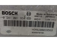 Recambio de centralita motor uce para renault scenic (ja..) 1.9 dci authentique referencia OEM IAM 0281001934 8200039569 BOSCH 2