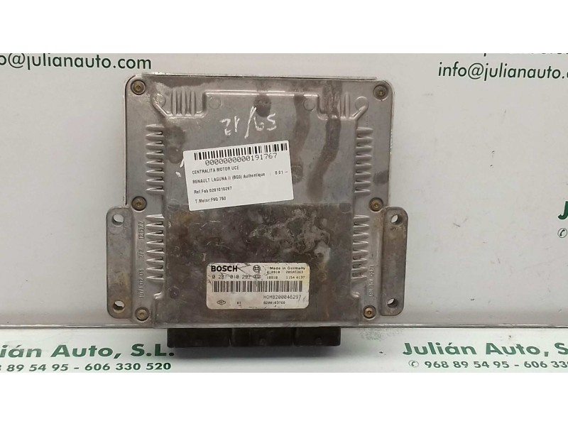 Recambio de centralita motor uce para renault laguna ii (bg0) authentique referencia OEM IAM 0281010297 8200048297 BOSCH