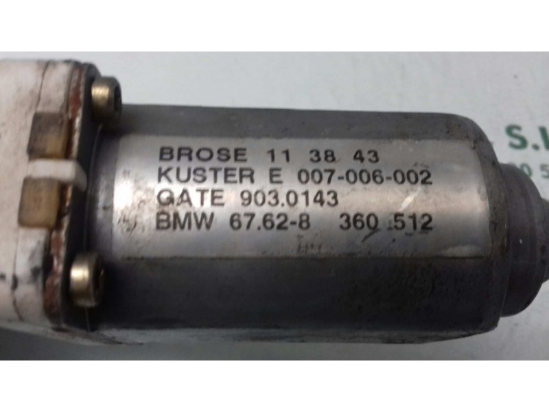 Recambio de motor elevalunas delantero derecho para bmw serie 5 berlina (e39) 520d referencia OEM IAM 67628350512 E007005002 