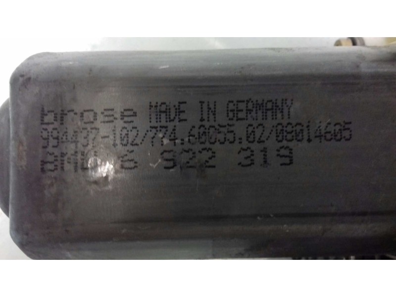 Recambio de motor elevalunas trasero izquierdo para bmw serie 5 berlina (e60) 520i referencia OEM IAM 6522319 23123635 