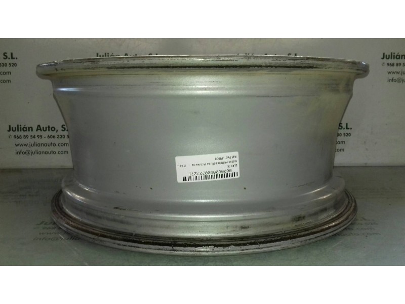 Recambio de llanta para nissan primera berlina (p12) acenta referencia OEM IAM AV900 17X7JJ 45 ALUMINIO