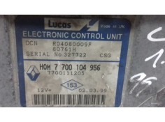 Recambio de centralita motor uce para renault clio i fase i+ii (b/c57) 1.9 d rn referencia OEM IAM R04080009F 7700104956 7700111 2