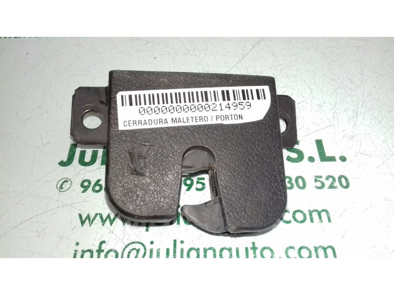 Recambio de cerradura maletero / porton para volkswagen passat variant (3b6) básico referencia OEM IAM 3B9827505E  