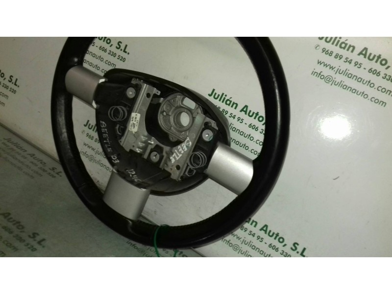 Recambio de volante para volkswagen new beetle cabriolet (1y7) 2.0 referencia OEM IAM 1C0419091AJ  PIEL