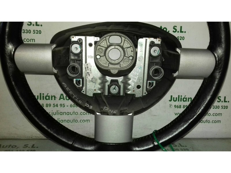 Recambio de volante para volkswagen new beetle cabriolet (1y7) 2.0 referencia OEM IAM 1C0419091AJ  PIEL