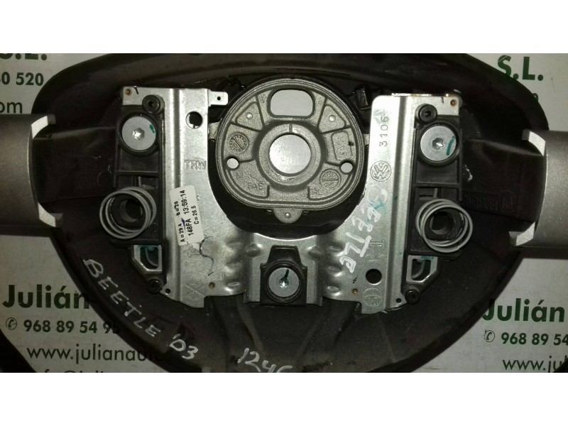 Recambio de volante para volkswagen new beetle cabriolet (1y7) 2.0 referencia OEM IAM 1C0419091AJ  PIEL