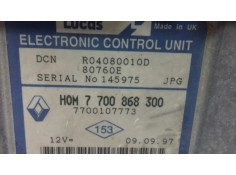 Recambio de centralita motor uce para renault kangoo (f/kc0) authentique referencia OEM IAM R04080010D 7700868300 7700107773 2