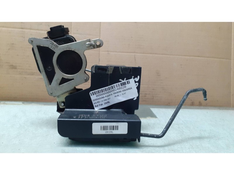 Recambio de cerradura puerta trasera izquierda para kia rio 1.5 crdi ex1 referencia OEM IAM 2XIRL  