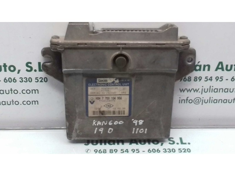 Recambio de centralita motor uce para renault kangoo (f/kc0) alize referencia OEM IAM R04080012G 7700104956 7700108570