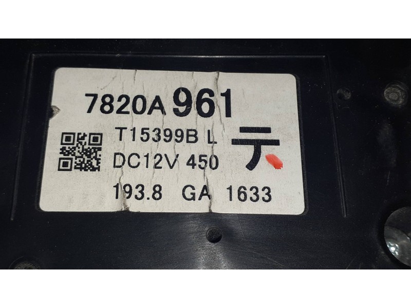 Recambio de mando climatizador para mitsubishi eclipse cross top 4wd referencia OEM IAM 7820A961 DC12V450 T15399BL