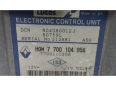 Recambio de centralita motor uce para renault kangoo (f/kc0) alize referencia OEM IAM R04080012J 7700104956 7700111206 2
