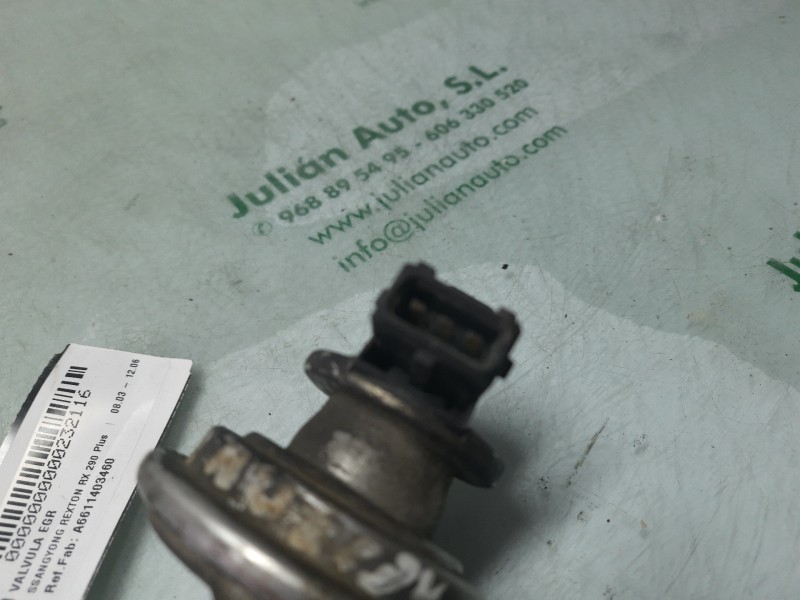 Recambio de valvula egr para ssangyong rexton rx 290 plus referencia OEM IAM A6611403460  