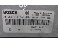 Recambio de centralita motor uce para renault megane ii berlina 5p confort authentique referencia OEM IAM 0281011549 8200310863  2