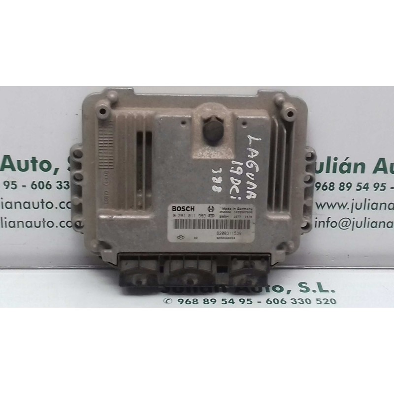 Recambio de centralita motor uce para renault laguna ii (bg0) authentique referencia OEM IAM 0281011969 8200311539 8200440204