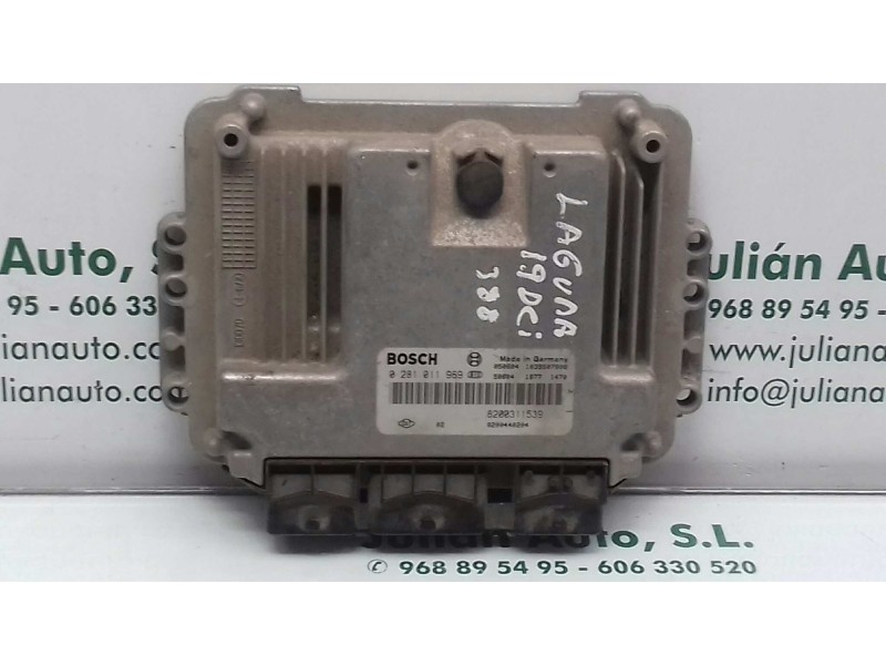 Recambio de centralita motor uce para renault laguna ii (bg0) authentique referencia OEM IAM 0281011969 8200311539 8200440204