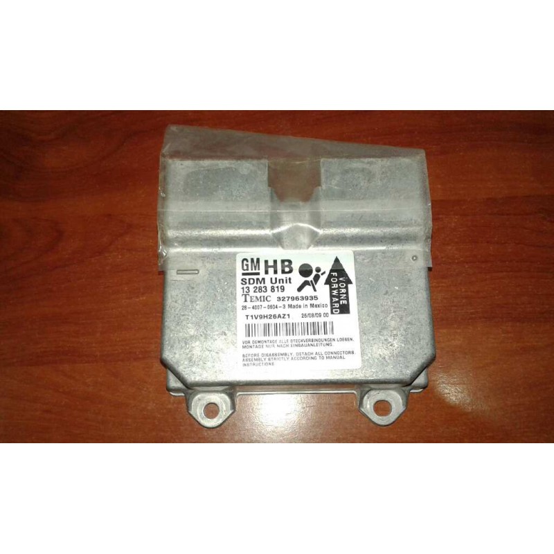 Recambio de centralita airbag para opel corsa d cosmo referencia OEM IAM 13283819 327963935 T1V9H26AZ1