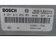 Recambio de centralita motor uce para renault laguna ii (bg0) confort authentique referencia OEM IAM 0281012058 8200311550 82004 2