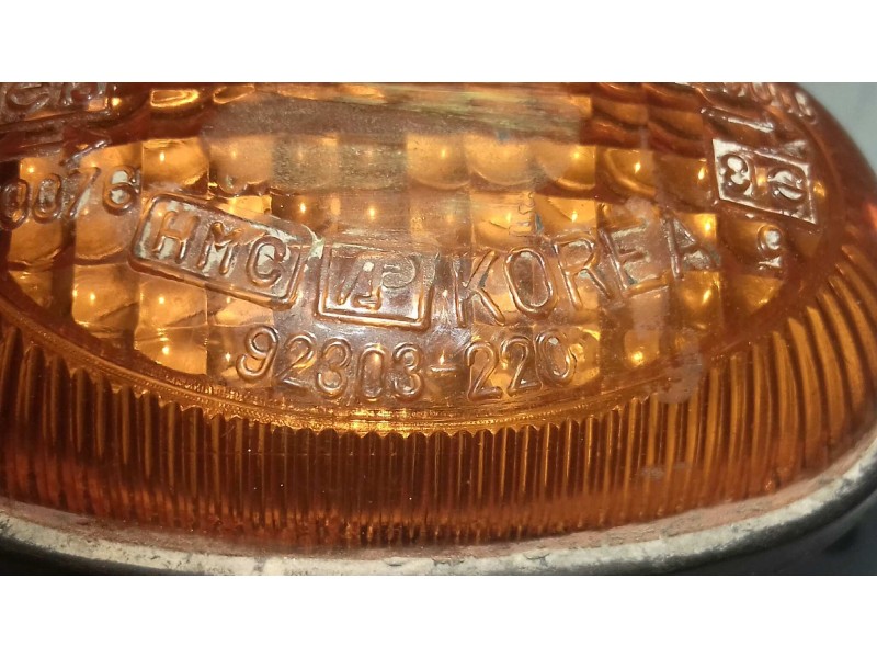 Recambio de piloto lateral derecho para hyundai atos (em) referencia OEM IAM 92303220  GRIS