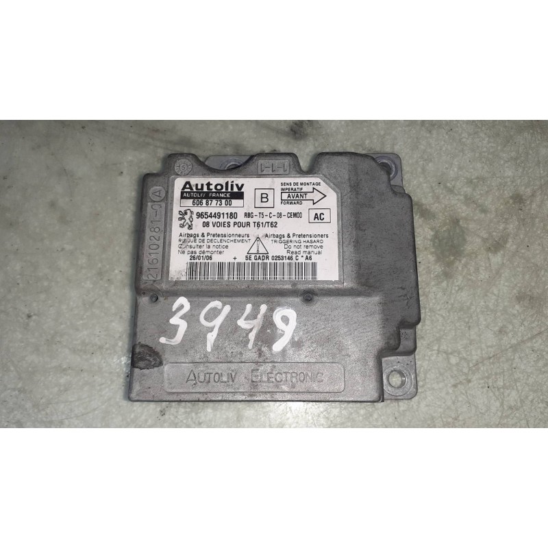 Recambio de centralita airbag para peugeot 307 berlina (s2) xs referencia OEM IAM 9654491180 606877300 21610281