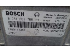 Recambio de centralita motor uce para renault laguna (b56) 1.9 dti rt referencia OEM IAM 0281001766 7700114354 7700105952 2