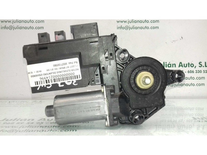 Recambio de motor elevalunas delantero izquierdo para peugeot 307 break / sw (s1) sw referencia OEM IAM 9637130580 0130821767 