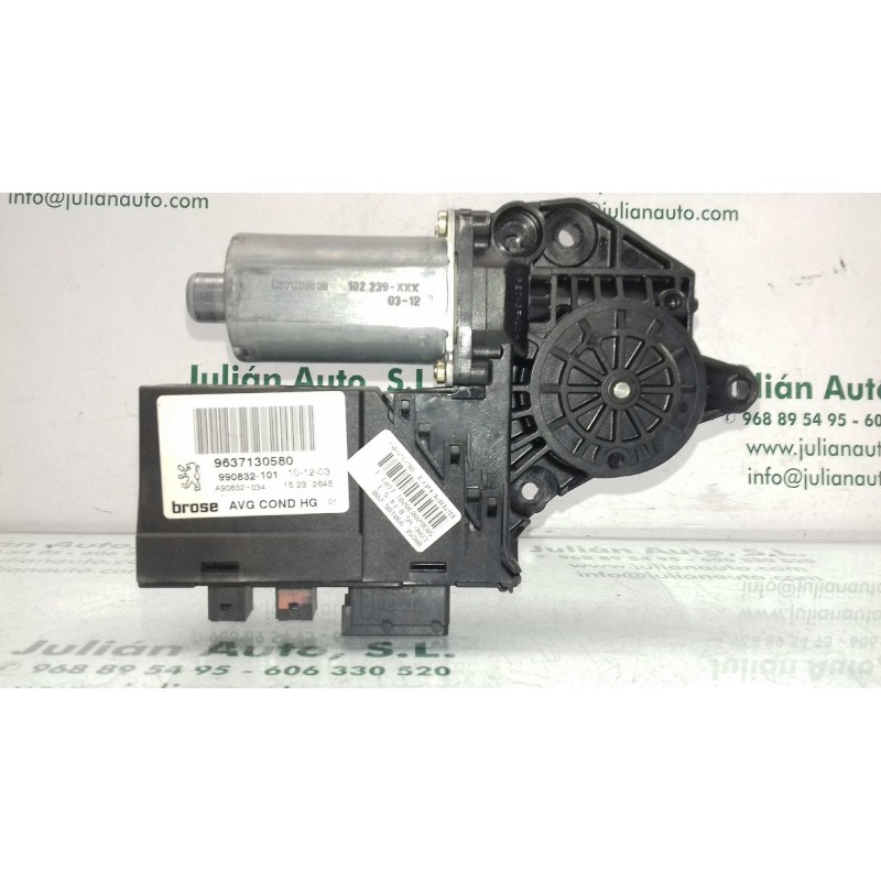 Recambio de motor elevalunas delantero izquierdo para peugeot 307 break / sw (s1) sw referencia OEM IAM 9637130580 0130821767 