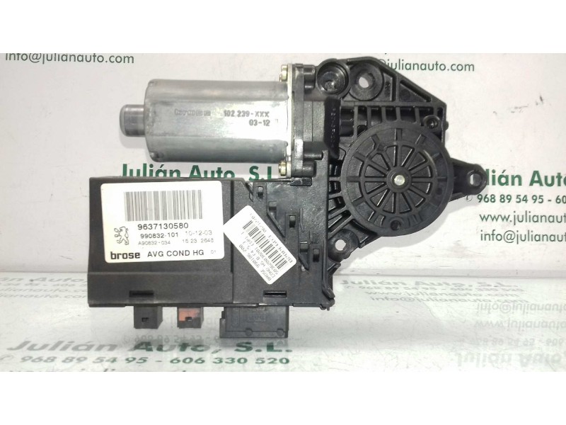Recambio de motor elevalunas delantero izquierdo para peugeot 307 break / sw (s1) sw referencia OEM IAM 9637130580 0130821767 
