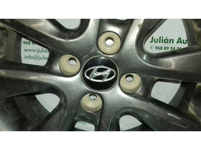 Recambio de juego llantas para hyundai i20 tecno referencia OEM IAM 529101J805 6.0JX15 ALUMINIO
