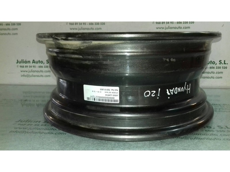 Recambio de juego llantas para hyundai i20 tecno referencia OEM IAM 529101J805 6.0JX15 ALUMINIO