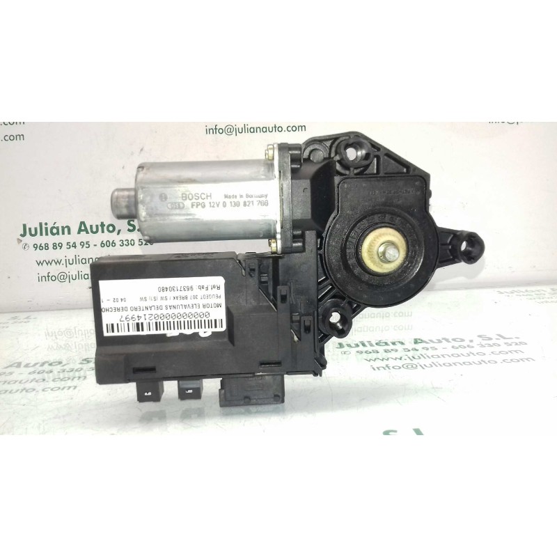 Recambio de motor elevalunas delantero derecho para peugeot 307 break / sw (s1) sw referencia OEM IAM 9637130480 0130821766 